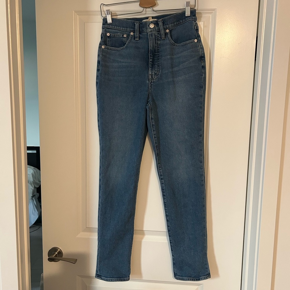 Madewell Women's Straight Leg Blue Jeans
